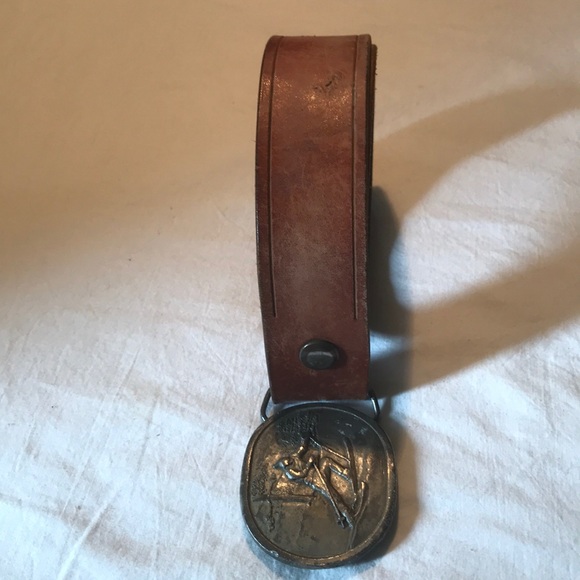Belt With Indiana Metal Craft Buckle - Picture 4 of 7